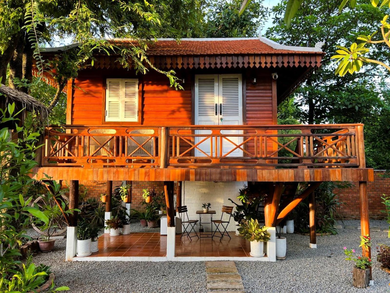 The Little Vegan Homestay Phumi Banteay Srei المظهر الخارجي الصورة